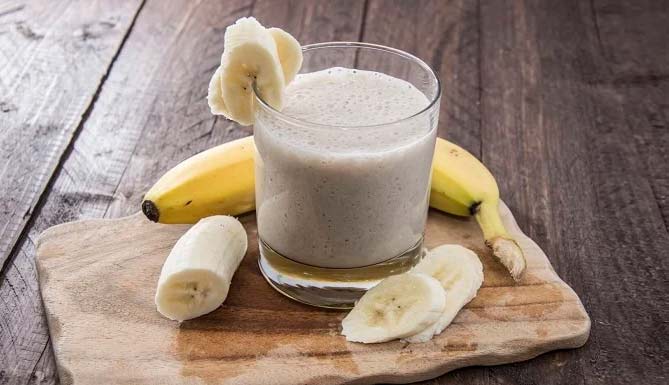 batido de plátano para diabéticos