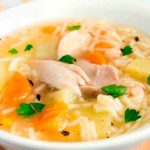 Caldo de pollo para diabéticos