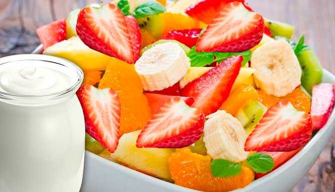 Ensalada de frutas Fantasía Para Diabéticos