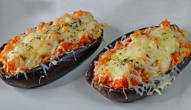 Berenjenas Rellenas De Carne Para Diabéticos