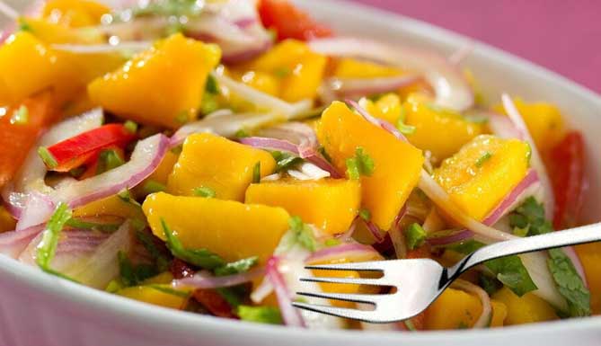 ceviche de mango para diabéticos