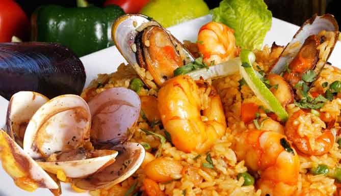 paella de mariscos para diabéticos