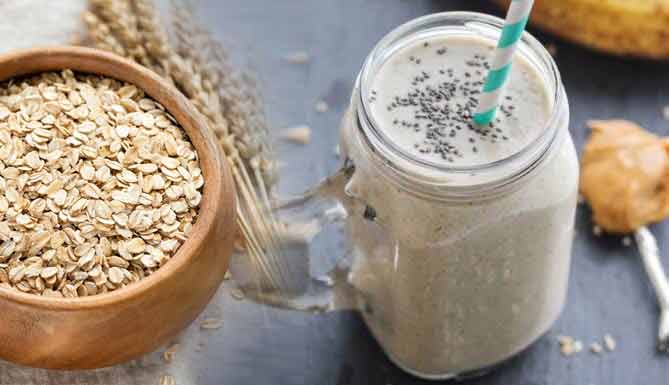 licuado de avena para diabéticos