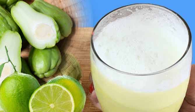 agua de chayote para diabéticos